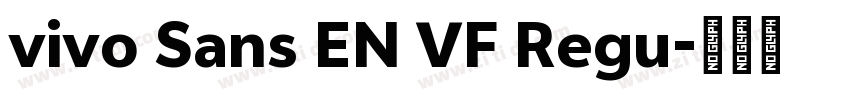 vivo Sans EN VF Regu字体转换